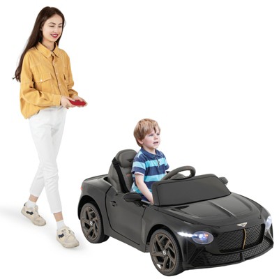 Infans 12V Licensed Bentley Bacalar Kids Electric Ride on Car w/Remote Control Black