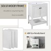 Kumasinova 24" Modern Bathroom Vanity with Semilune Ceramic Sink,Bathroom Sink Cabinet with Ample Storage Cabinet,Open Shelf,Wood Frame - 4 of 4