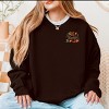 Embroidered Be Thankful Leaves - Women's Graphic Sweatshirt - 3 of 4