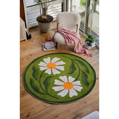 Lany Space Jessica Miller Dual Daisy Round Rug