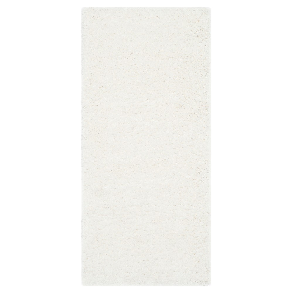 2'3inx11' Runner Quincy Rug White - Safavieh