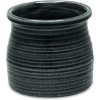 Cheung's Kifon Curved Ceramic Ceramic Pot - Medium - Dark Gray - 2 of 3