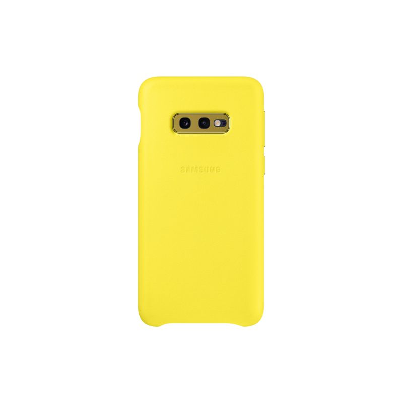 Original Samsung Leather Cover for Samsung Galaxy S10e - Yellow, 1 of 4