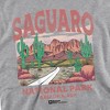 Men's Saguaro National Park Cactus Landscape Crewneck Sweatshirt - 2 of 4