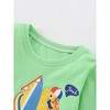 MyKids-USA Toddler Boy Cartoon Pattern Crewneck Casual Shirts - 4 of 4