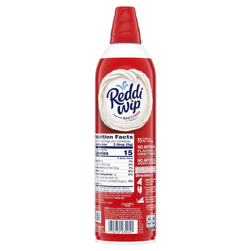 Reddi-wip Original Whipped Cream - 13oz, 6 of 9