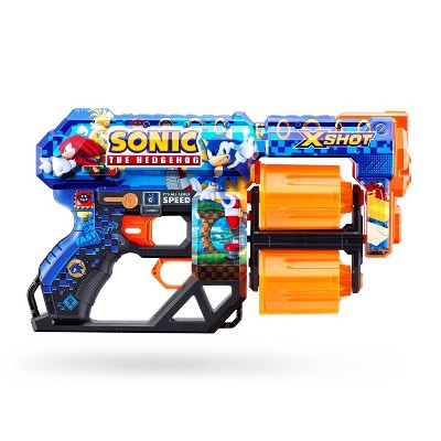X-Shot SKINS Dread Dart Blaster - Sonic the Hedgehog by ZURU