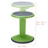 ECR4Kids SitWell Wobble Stool, Adjustable Height, 1 - 2 of 4