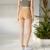 Anna-Kaci Active Women's Ribbed High-Waist Shorts with Adjustable Side Drawstrings and Stretch Fabric - 2 of 4