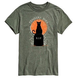 Men's - Hocus Pocus - Binx Graveyard Short Sleeve Graphic T-Shirt - 1 of 4