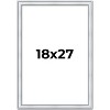 PosterPalooza | Classic Silver Picture Frame - UV Acrylic, Foam Board Backing, Hanging Hardware - 2 of 4
