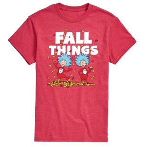 Men's - Dr. Seuss - Fall Things Short Sleeve Graphic T-Shirt - 1 of 4