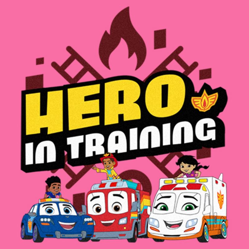 Girl's Firebuds Hero in Training Crop T-Shirt, 2 of 4