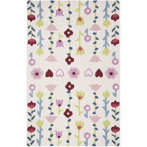 Safavieh Kids Floral SFK918 Hand Tufted Indoor Rugs - Safavieh - 1 of 4