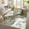 Indoor Modern Abstract Large Area Rugs for Bedroom Living Room, Washable Soft Non Slip Floor Carpet for Dining Room Office Home - 3 of 4