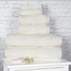 Ribbed Cotton Highly Absorbent Medium Weight Bath Towels, Set of 3 by Blue Nile Mills - 2 of 4