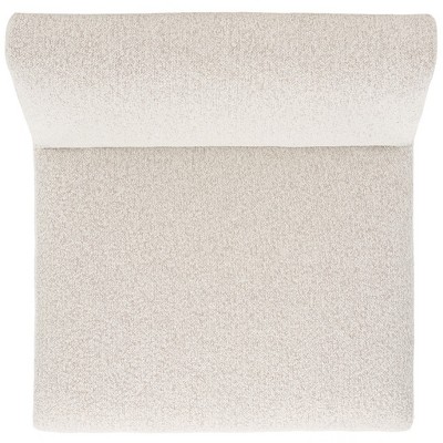Kinsey Cream and Black Boucle Upholstered Slipper Chair