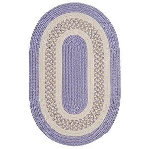 Colonial Mills Flowers Bay - Amethyst 3 Ft x5 Ft Oval Rug Indoor/Outdoor 100% Polypropylene - 1 of 2