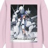 Gundam Witch From Mercury Petra Itta Crew Neck Long Sleeve Cradle Pink Adult Sweatshirt - 2 of 2