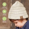 KeaBabies 3pk Warmzy Baby Beanies, 0-36 months Baby Hats, Baby Winter Hat for Newborn, Infant, Toddlers, Boys, Girls - 4 of 4