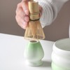 7 Pcs Matcha Set, Gradient Green Matcha Kit with Ceramic Bowl, Bamboo Whisk & Holder, Scoop & Rest, Stainless Steel Sifter, Tea Towel - 2 of 4