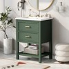 TiramisuBest 24'' Bathroom Vanity with Top Sink, Modern Bathroom Storage Cabinet with 2 Drawers, Single Sink Bathroom Vanity - 4 of 4