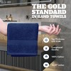Wealuxe Premium Hand Towels for Bathroom - 12 Pack Cotton Hand Towel Bulk for Gym, Kitchen and Spa, Terry Salon Towels - 16x27" - 2 of 4