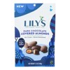 Lily's Sweets Dark Chocolate Covered Almonds 55% Cacao Stevia Sweetened - Case of 12/3.5 oz - 2 of 4