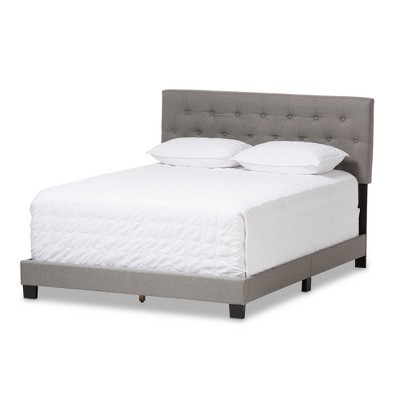 Cassandra Modern and Contemporary Fabric Upholstered Bed - Baxton Studio