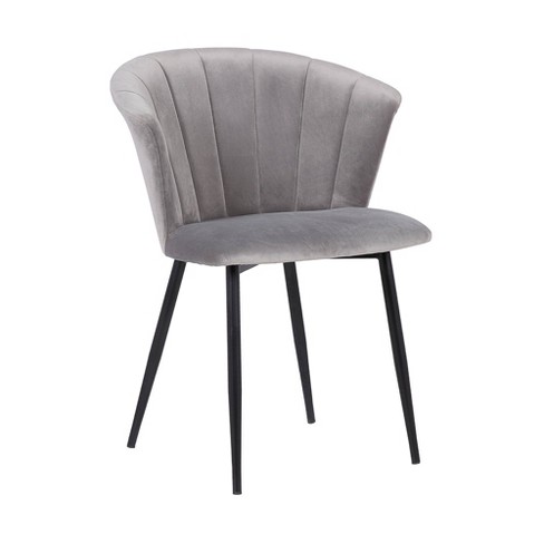 Lulu Contemporary Dining Chair Black gray Armen Living Target