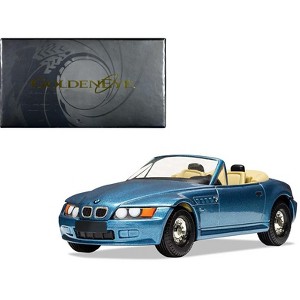BMW Z3 Roadster Blue Metallic James Bond 007 "GoldenEye" (1995) Movie Diecast Model Car by Corgi - 1 of 4