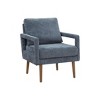 CAVINAS Accent Chair Modern Mid Century Armchair Comfy Chair with Armrest and Soft Cushion for Home, Office - 3 of 4