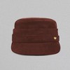 Anna-Kaci Women's Fleece Military - Style Cap with Heart Accent - 4 of 4