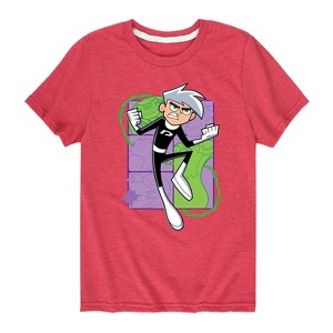 Boys' - Nickelodeon - Danny Phantom Flying Short Sleeve Graphic T-Shirt - 1 of 4