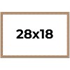 PosterPalooza | Deco Brown Picture Frame - UV Acrylic, Backing Board, Hanging Hardware Included - 2 of 4