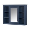 Chery Life 35'' x 27.5'' Wall Mounted Storage Cabinet, Modern Bathroom Wall Cabinet with Mirror - 3 of 4