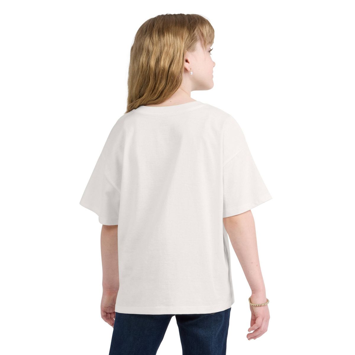 Levi's® Girls' "Let It Grow" Oversized T-Shirt White - thumbnail 2