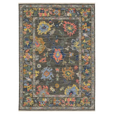 Oriental Weavers Lucca 2889E Grey / Multi Indoor Area Rug - 5'3" x 7'6"