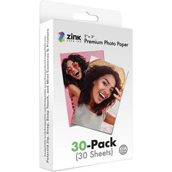 Zink 2x3 Premium Photo Paper (20 Pack) Compatible With Polaroid Snap,  Snap Touch, Zip And Mint Cameras And Printers : Target