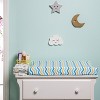 Everyday Kids 2-Pack Baby Boy Changing Pad Covers – 100% Cotton, Soft Jersey Knit, Fits Most Pads – Yellow Car & Blue Chevron Designs - 4 of 4