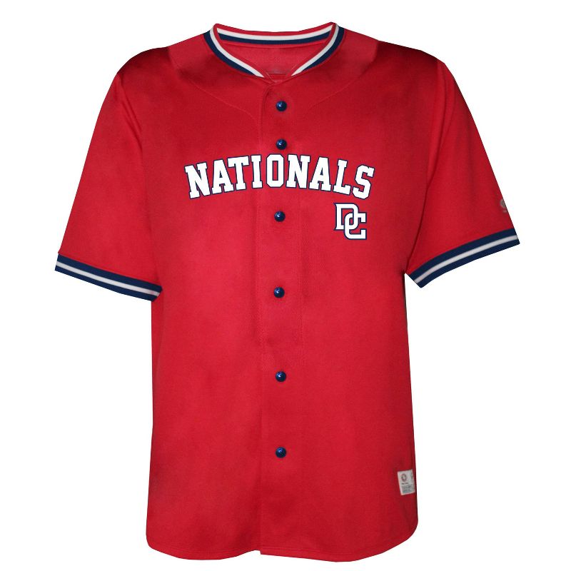 MLB Washington Nationals Men&#39;s Button Down Jersey, 1 of 4