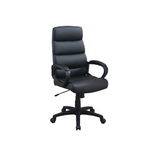 Simple Relax High-Back Adjustable Height Office Chair in Black - 1 of 4