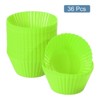 Unique Bargains Silicone Non-Stick Heat Resistant Baking Cups - 3 of 4