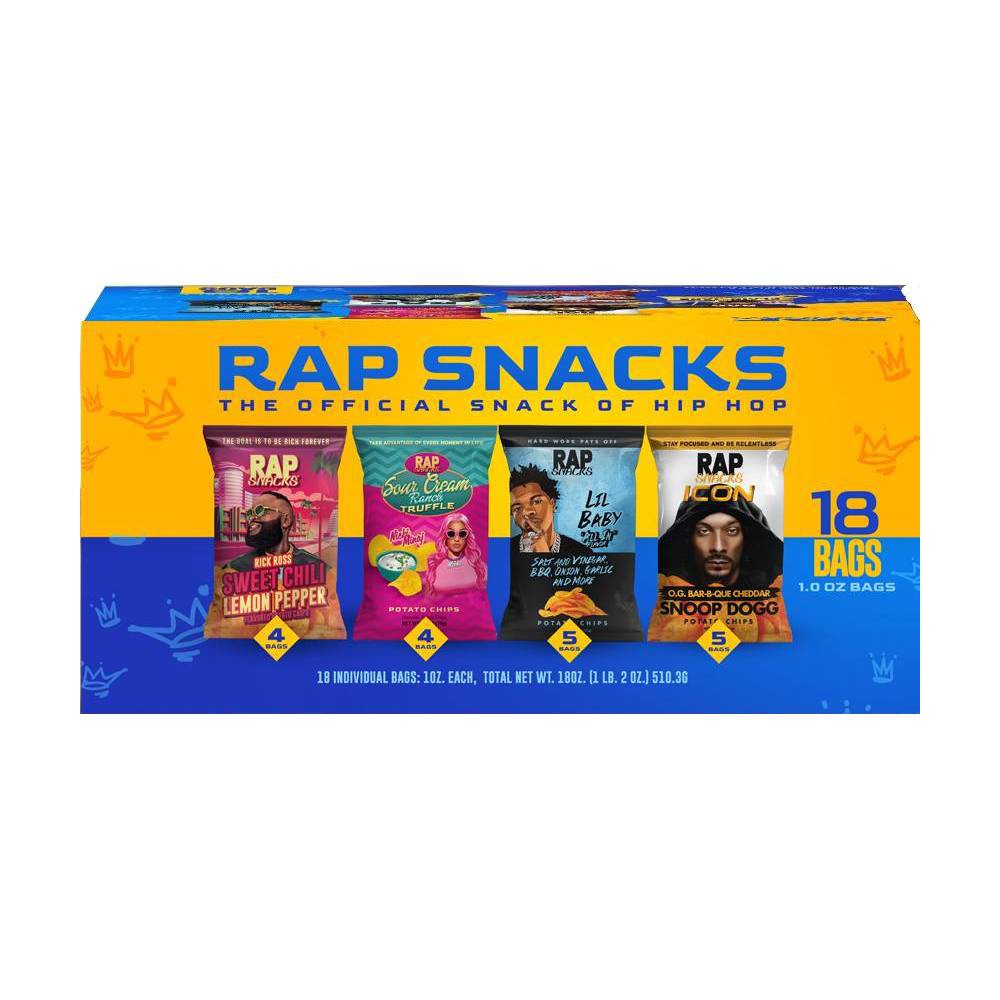 Rap Snacks Variety Box - 18ct/18oz