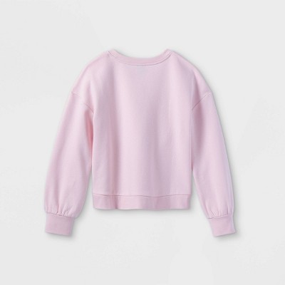 AW-KOCP Childrens Pink Pineapple Sweater Baby Girls Sweatshirt 