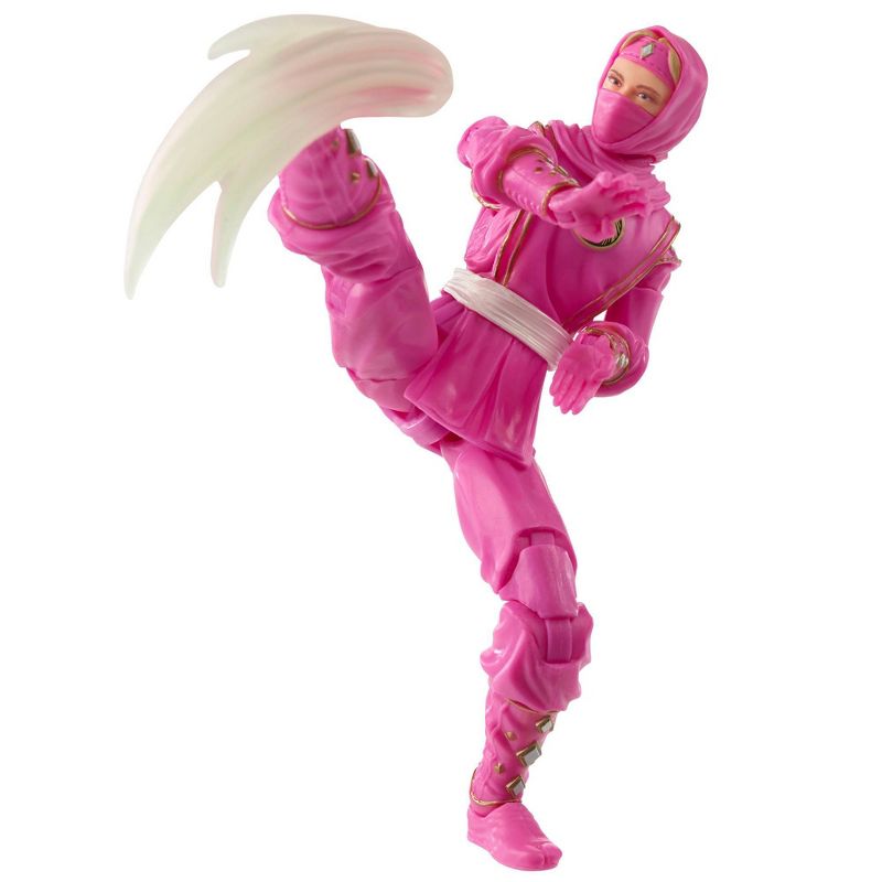 Power Rangers Lightning Collection Mighty Morphin Ninja Pink Ranger Action Figure (Target Exclusive), 4 of 18