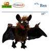 Living Puppets: Ren The Flying Bat - 26" Plush Hand Puppet, Handmade Pal, Moving - 2 of 4