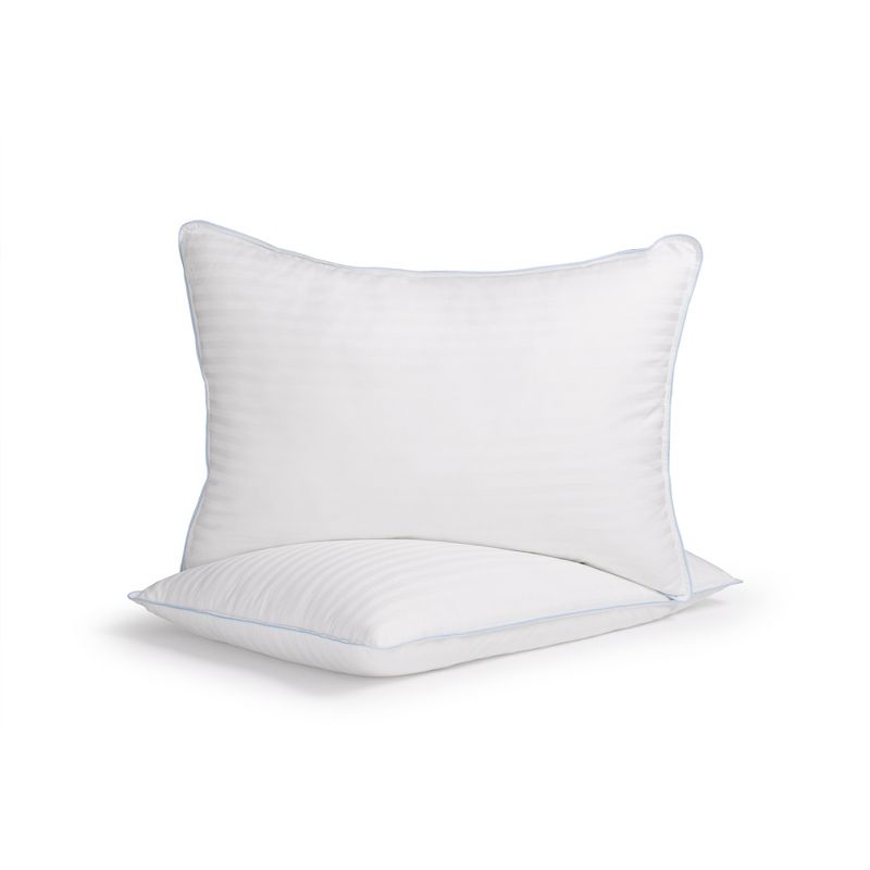 2 Pack Medium Firmness Down Alternative Bed Pillow - eLuxury, 1 of 9