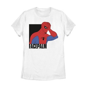 Women's Marvel Spider-Man Facepalm T-Shirt - 1 of 4
