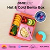 OMIEBox Insulated Bento Lunch Box with Leakproof Thermos Food Jar 3 Compartments - 2 of 4